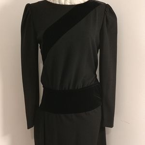 Valentino boutique size 8 black dress